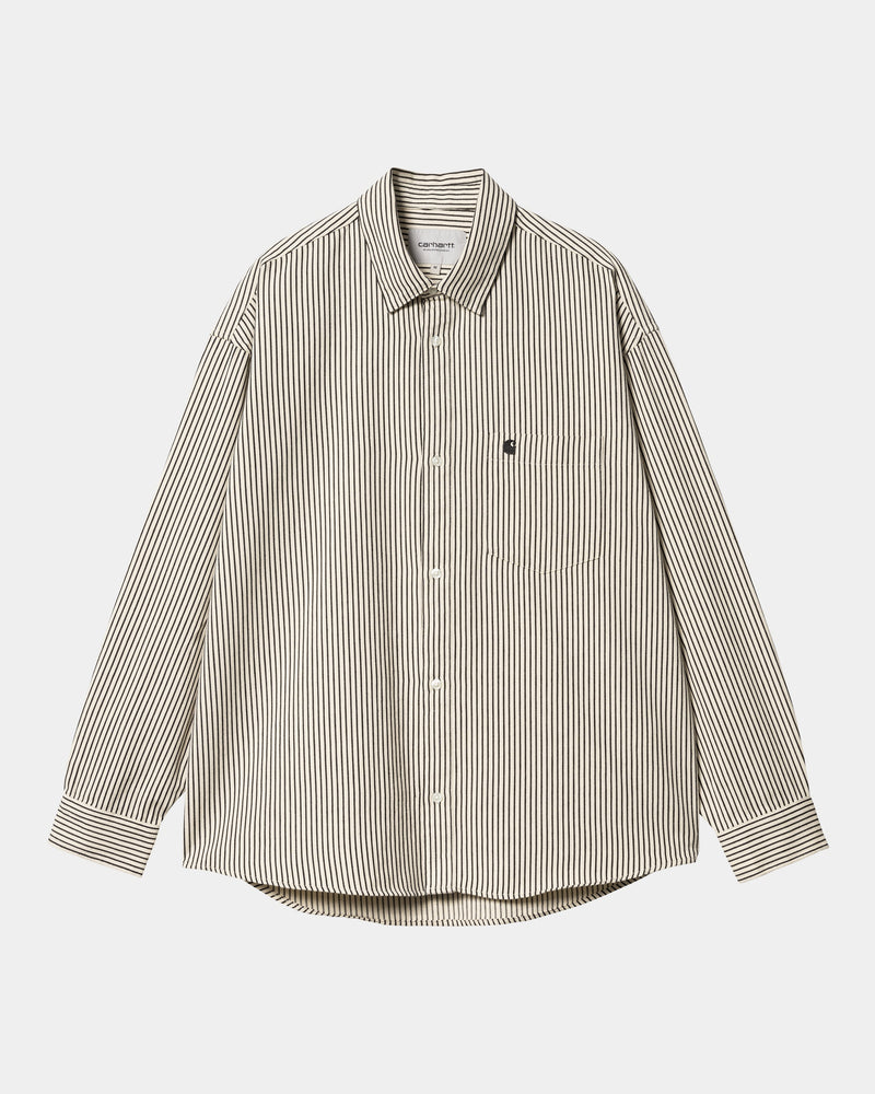 Kyle Stripe Shirt | Salt / Black