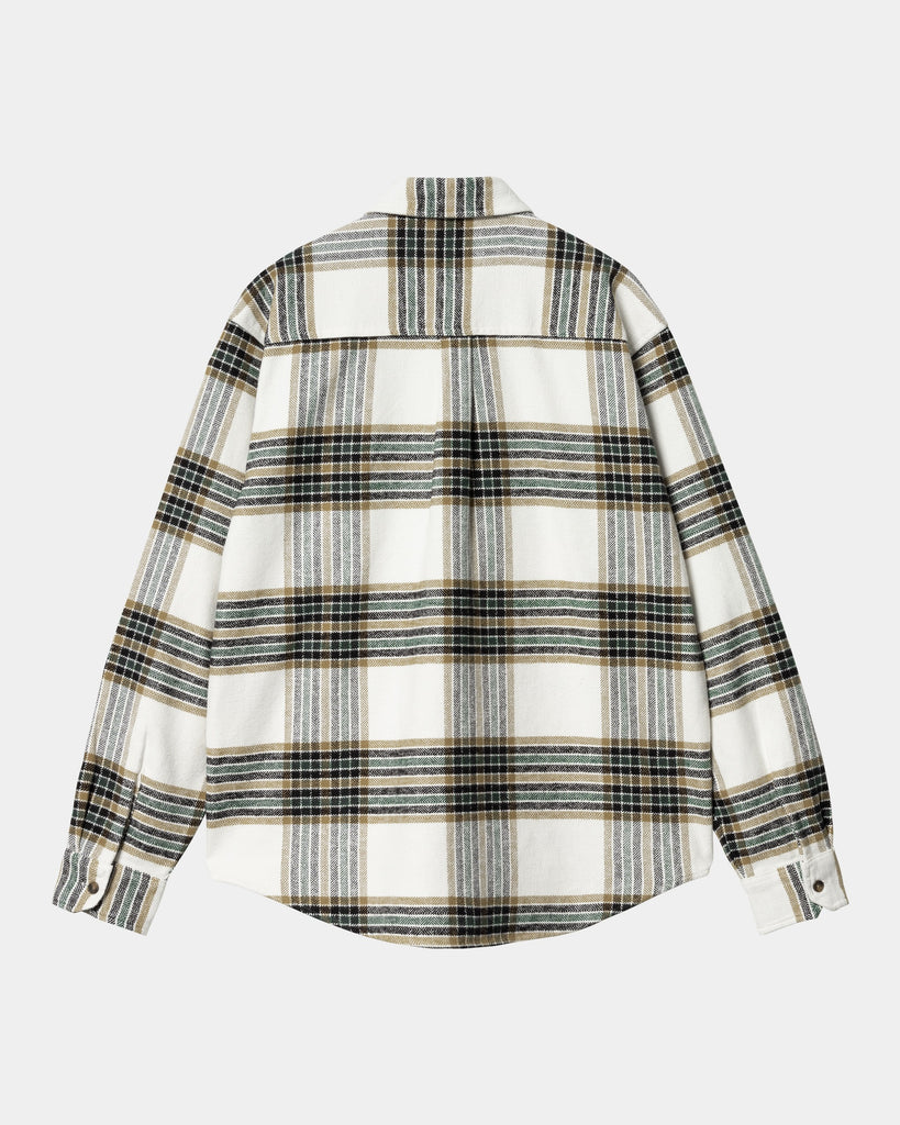 Carhartt WIP Hawkins Check Shirt | Wax / Larch – Page Hawkins Check ...