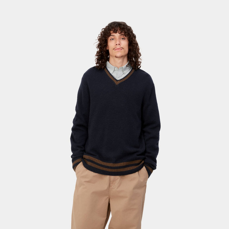 Carhartt WIP Stanford Sweater | Dark Navy – Page Stanford Sweater