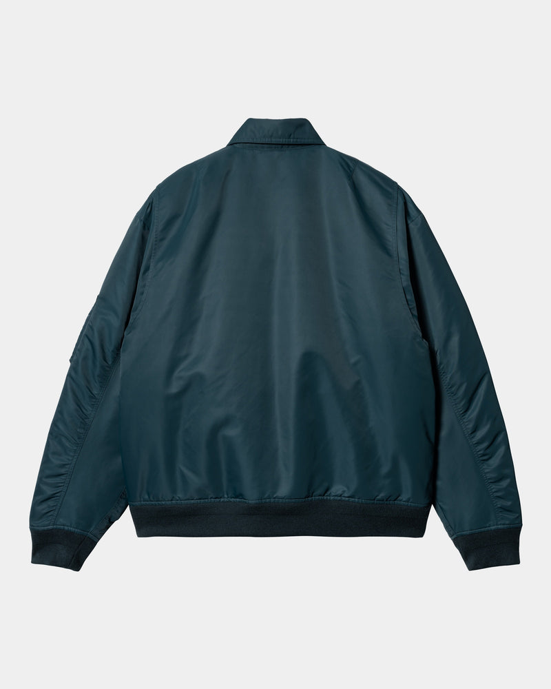 Blue Water Garment ‘Black outlets Aces’ Bomber