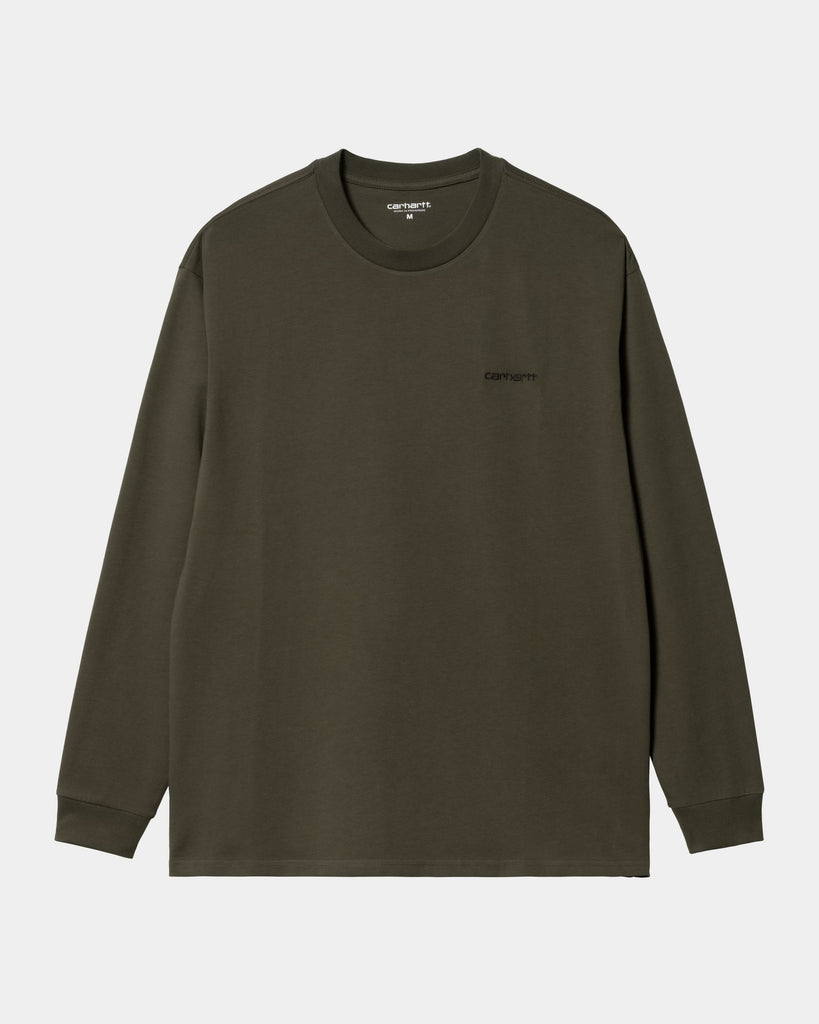 Carhartt WIP Script Embroidery Long Sleeve T-Shirt | Cypress – Page ...