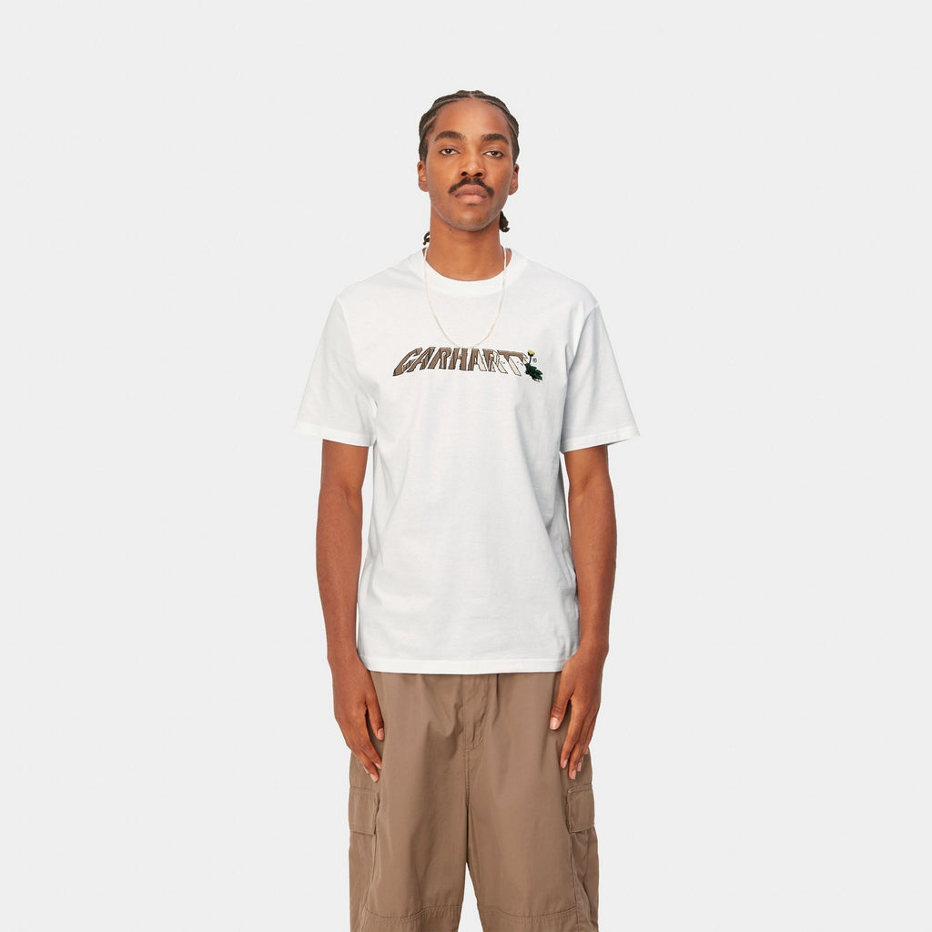 Carhartt WIP Dandelion Script T-Shirt | White – Page Dandelion Script T ...