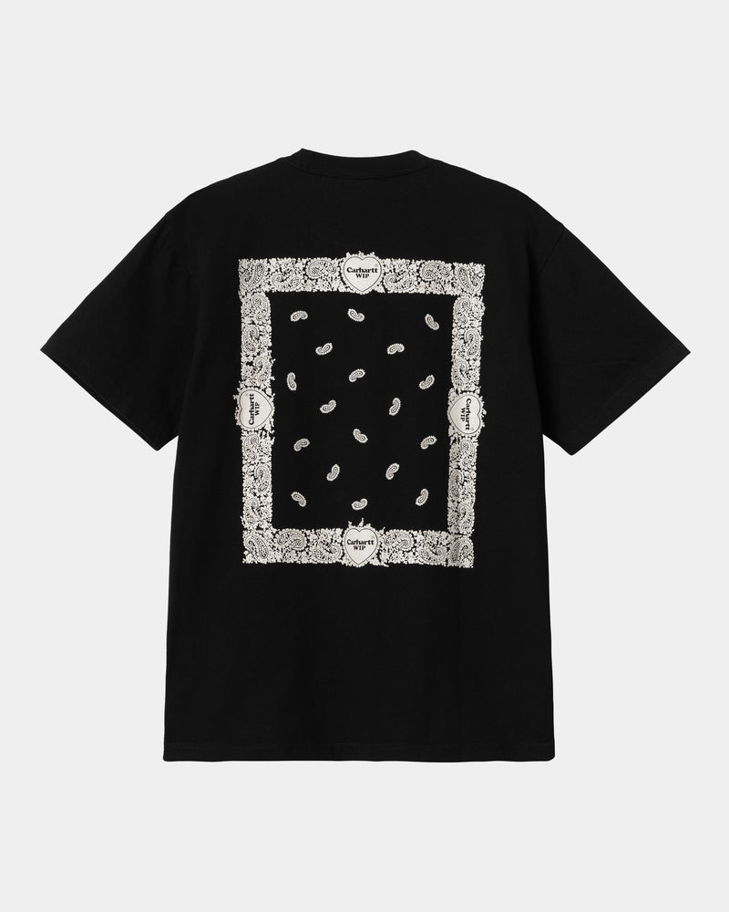 Carhartt WIP Paisley T Shirt   Black – Page Paisley T Shirt