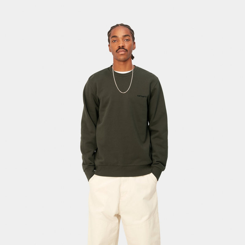 Carhartt WIP Script Embroidery Sweatshirt | Cypress – Page Script