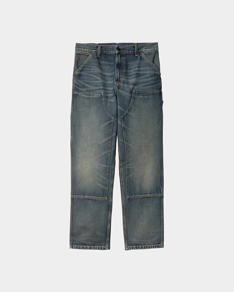 Double Knee Pant - Denim | Blue (worn used wash)