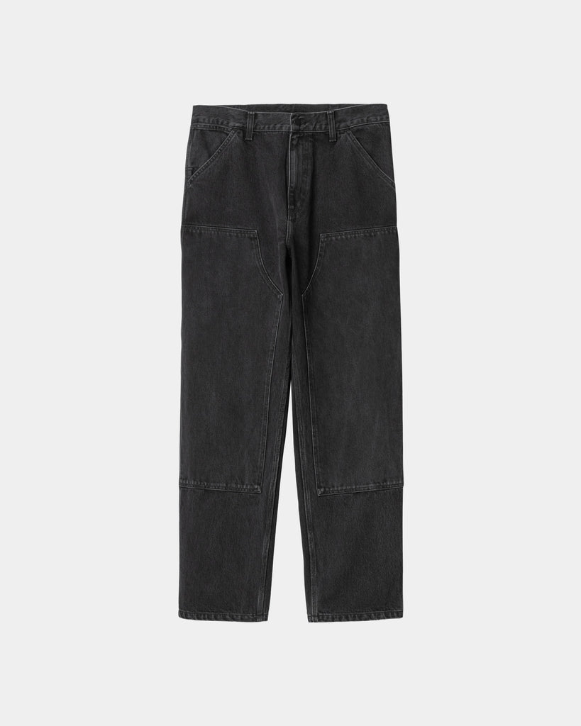 Carhartt WIP Double Knee Pant - Denim | Black (stone washed) – Page ...