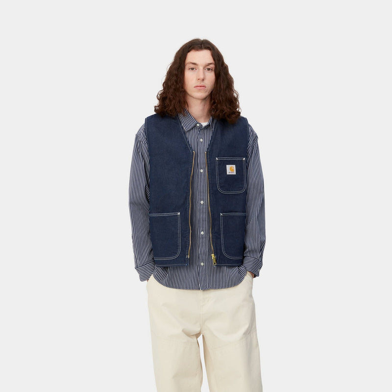 Chore Vest | Blue (one wash)