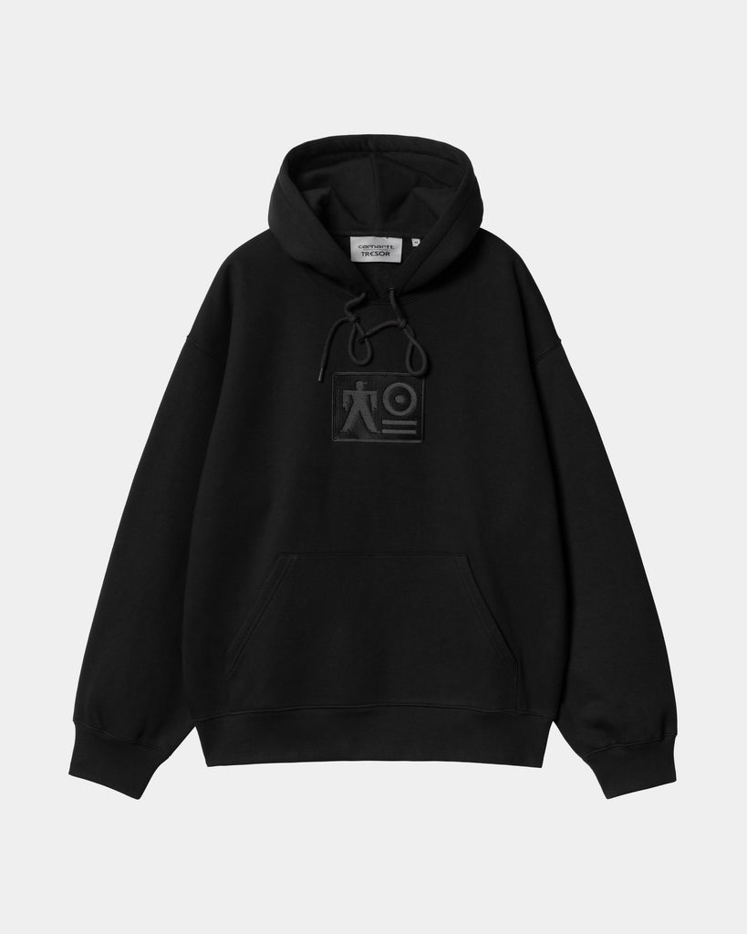 Carhartt WIP x TRESOR Basement Hooded Sweatshirt | Black / Grey – Page ...