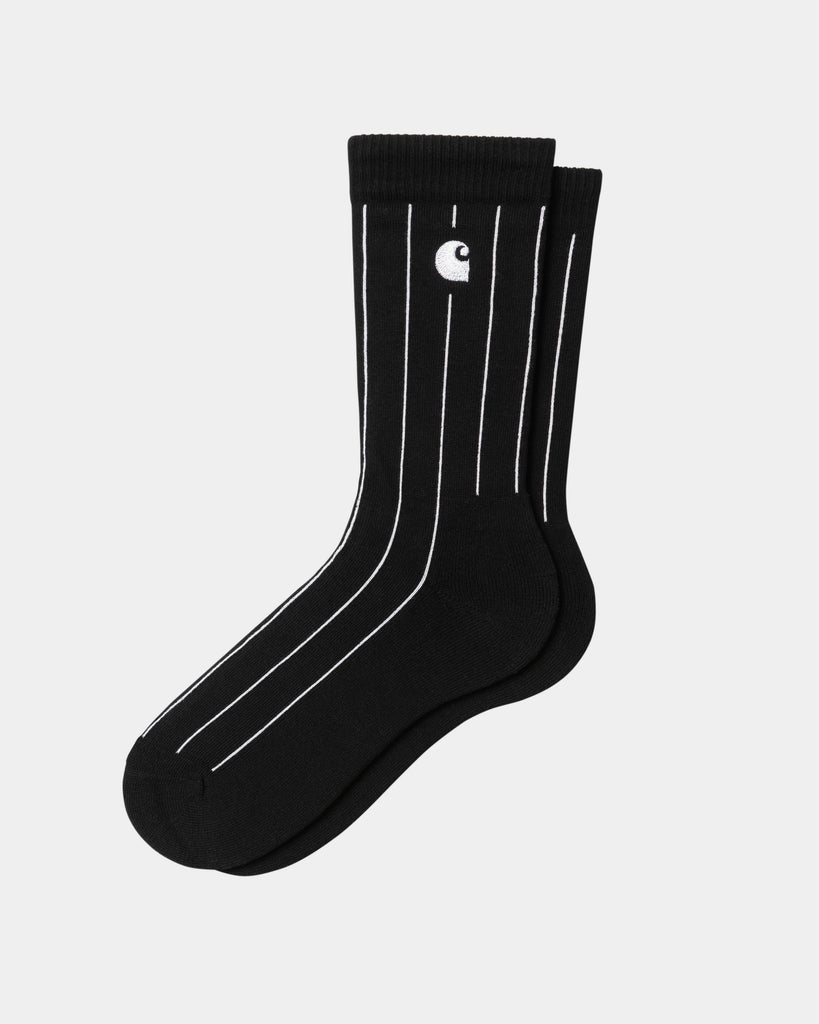 Carhartt WIP Orlean Stripe Socks | Black / White – Page Orlean Stripe ...