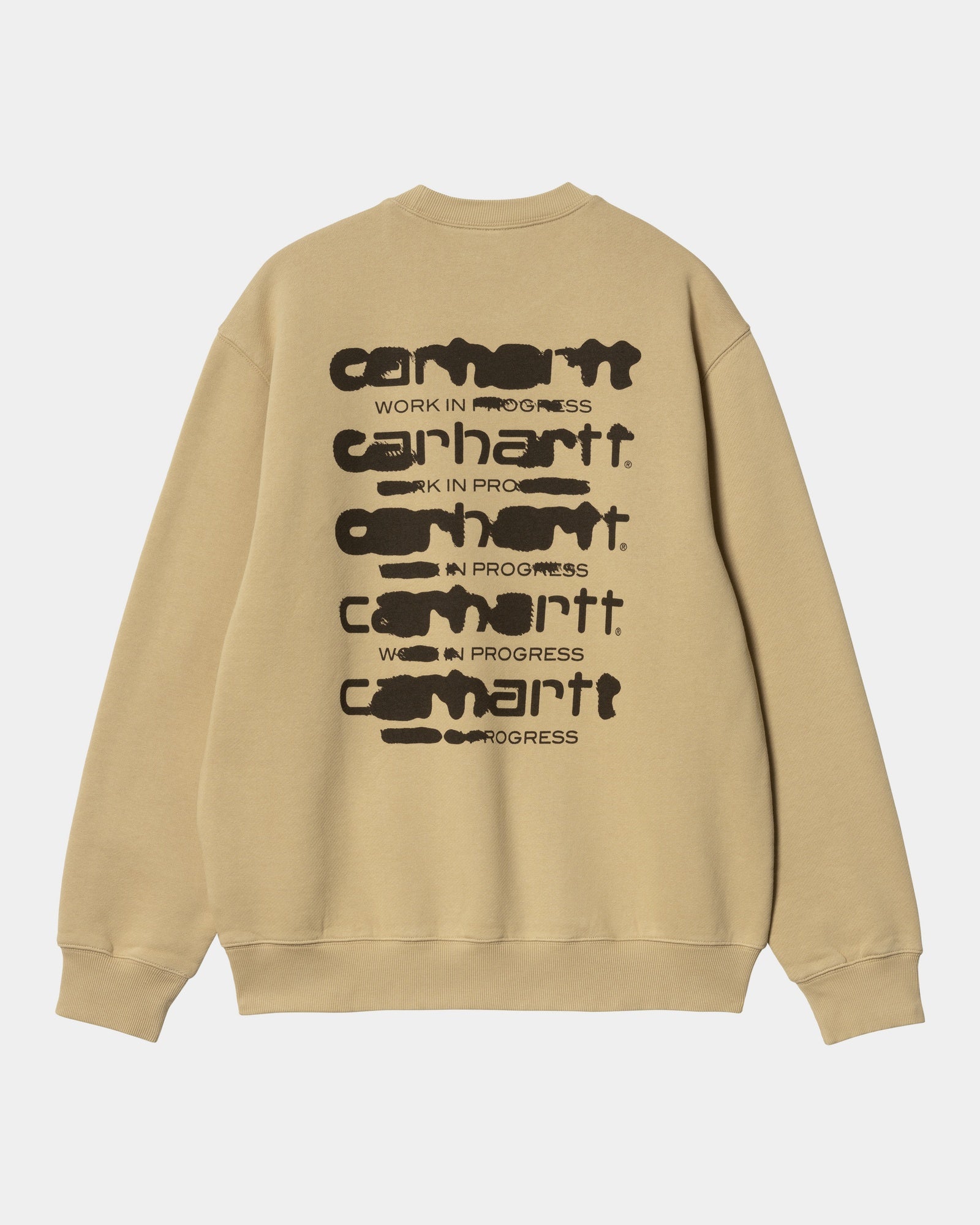 칼하트WIP Carhartt Ink Bleed Sweatshirt,Sable / Tobacco stone washed