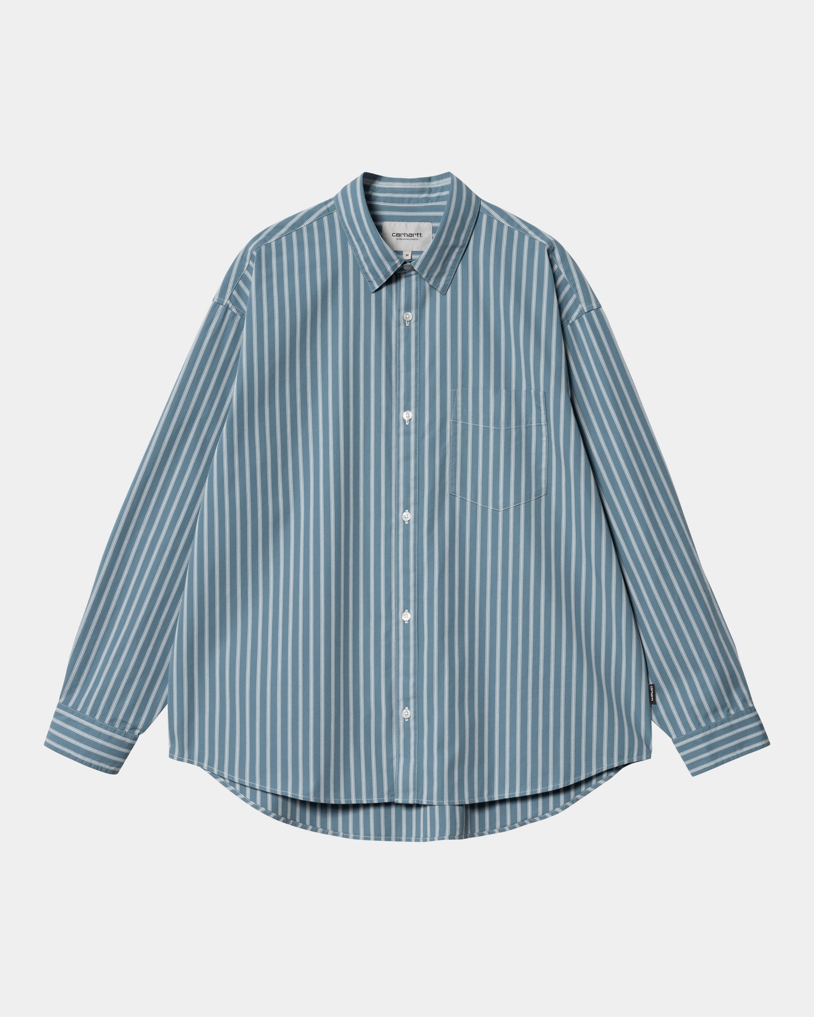 칼하트WIP Carhartt Ligety Stripe Shirt,Vancouver Blue / Wax