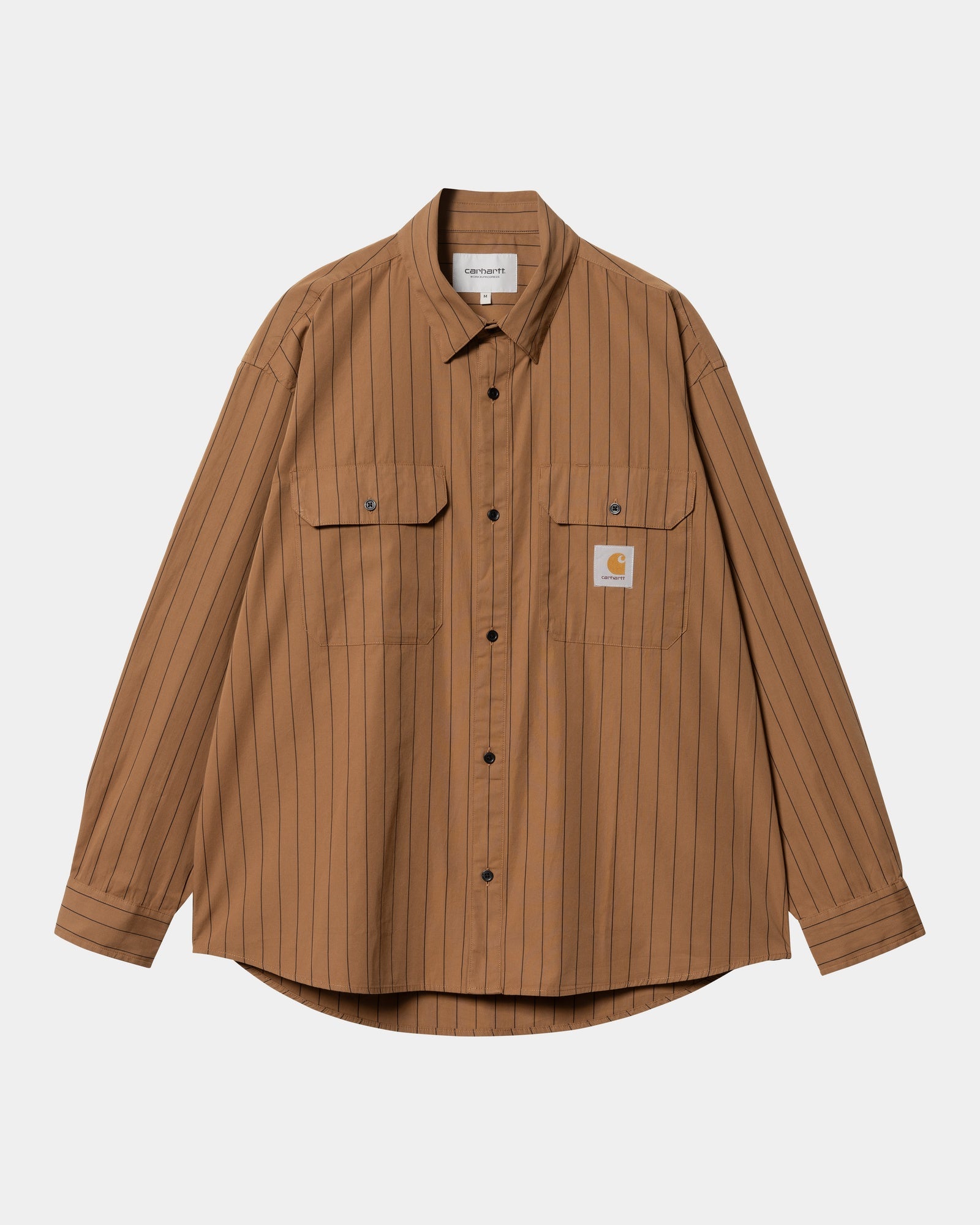 칼하트WIP Carhartt Orlean Stripe Shirt,해밀턴 Hamilton Brown / Black