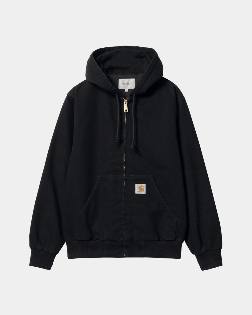 Carhartt WIP Active Jacket (Spring) | Black (aged canvas) – Page Active ...