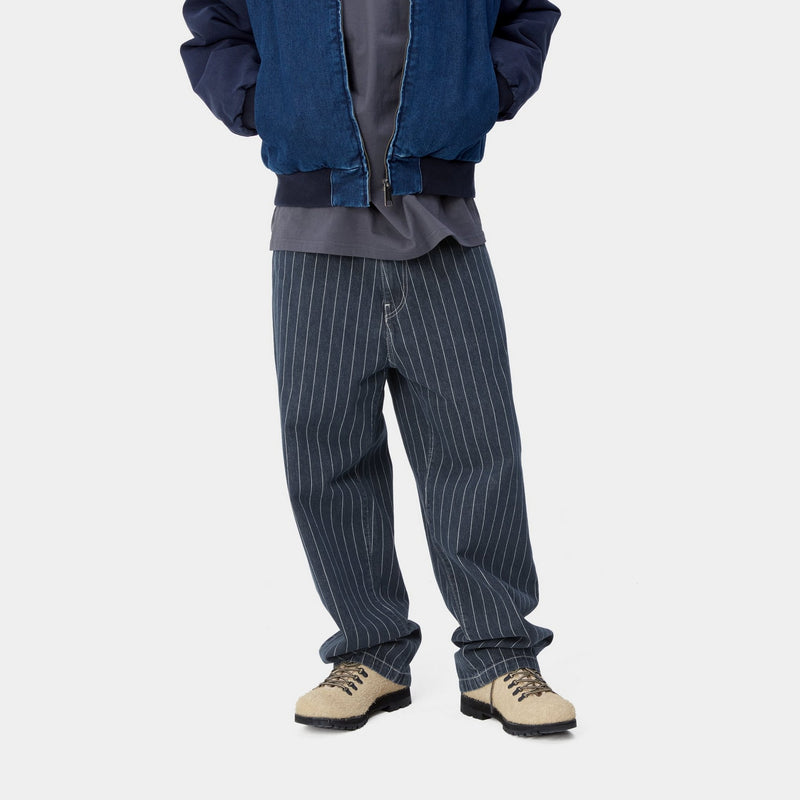 Carhartt WIP Orlean Stripe Pant | Blue / White (stone washed 