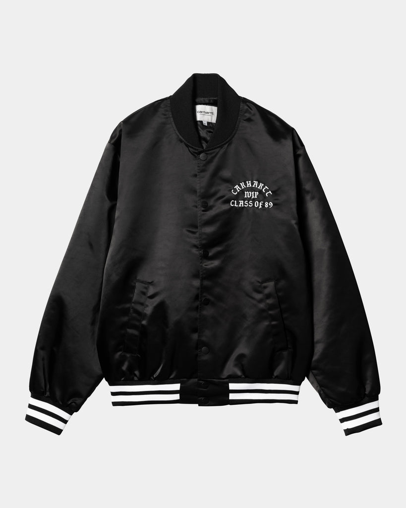 Carhartt WIP Class of 89 Bomber Jacket | Black – Page Class of 89 ...