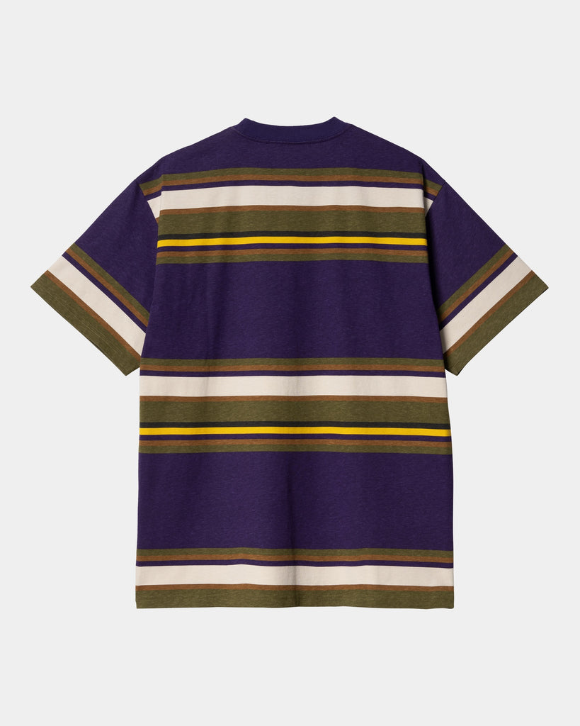 Carhartt WIP Morcom Stripe T-Shirt | Tyrian – Page Morcom Stripe T-Shirt