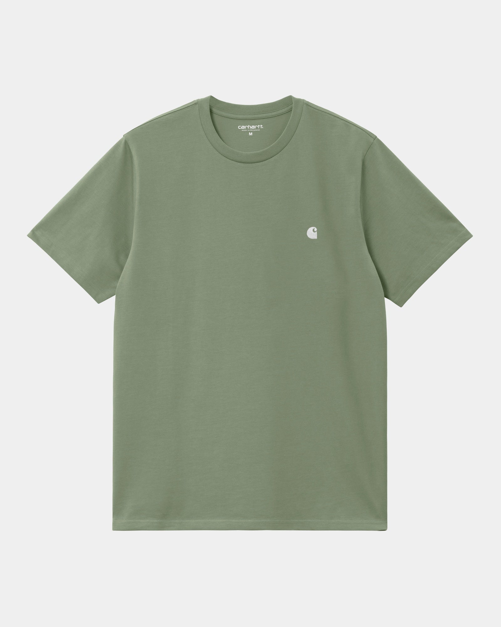 【carhartt】\"S/S Fairplay\"コットン プリントTシャツ/persimmon CARHARTT S/S PAISLEY SCRIPT T-SHIRT Plant （カーハート