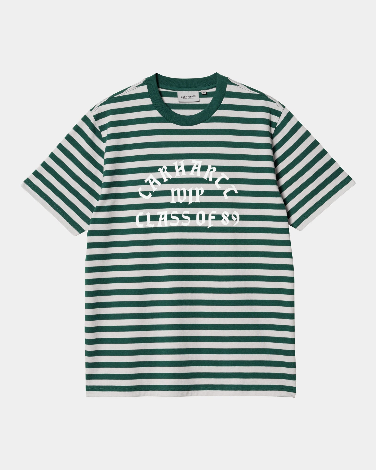 칼하트WIP Carhartt Scotty Stripe Athletic T- Shirt,Chervil / Sonic Silver