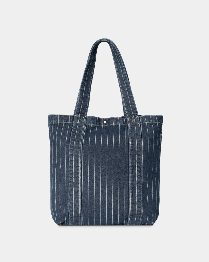 Orlean Stripe Tote Bag | Blue / White (stone washed)