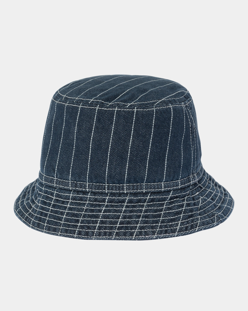 Carhartt WIP Orlean Stripe Bucket Hat | Blue / White (stone washed 