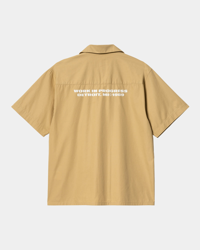 Carhartt WIP Short Sleeve Link Script Shirt | Bourbon – Page Link 