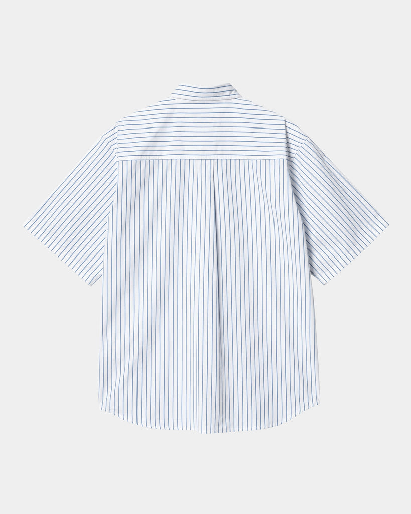 Carhartt WIP Linus Stripe Short Sleeve Shirt | White – Page Linus ...