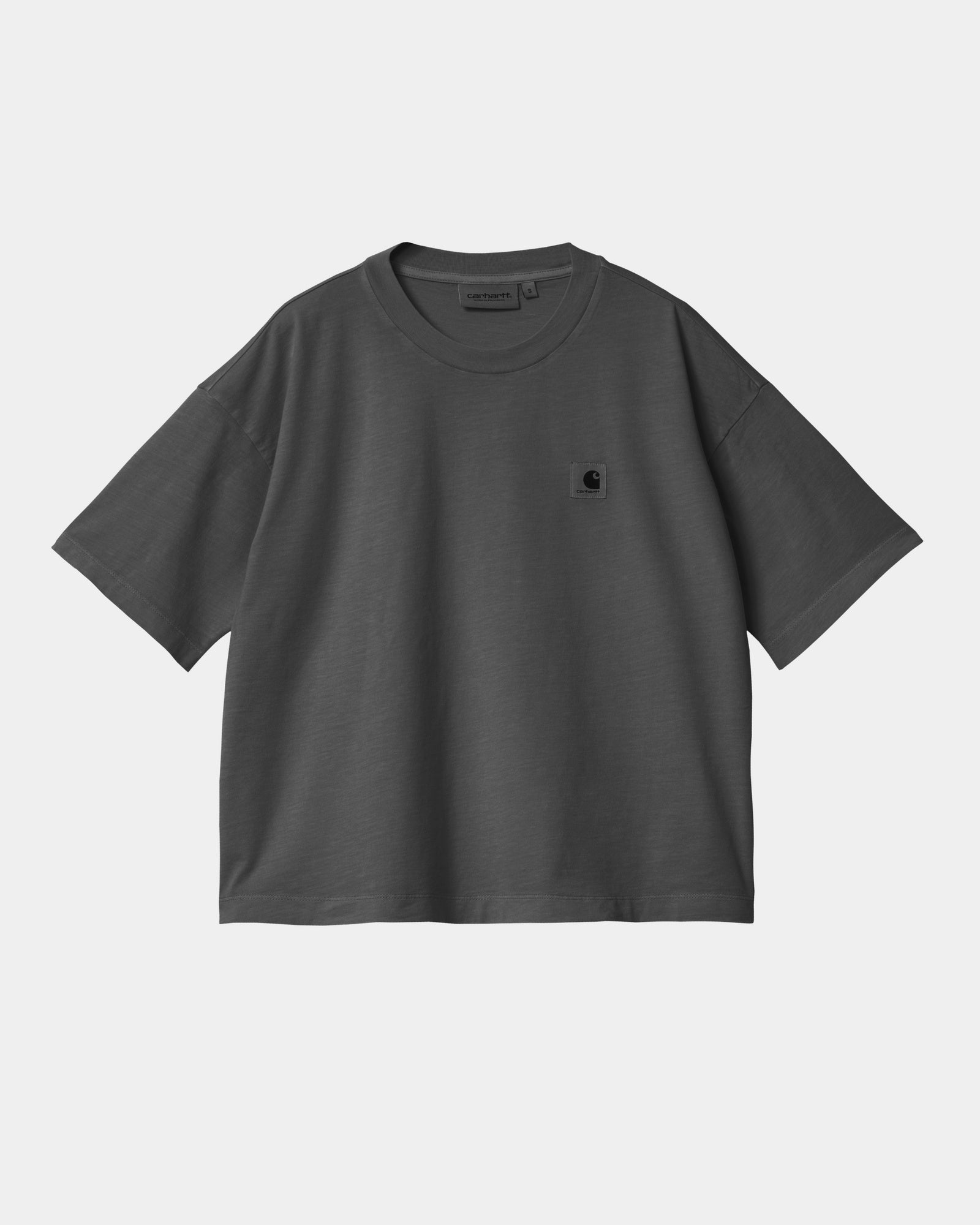 칼하트WIP Carhartt WOMEN'S Nelson T-Shirt,Charcoal