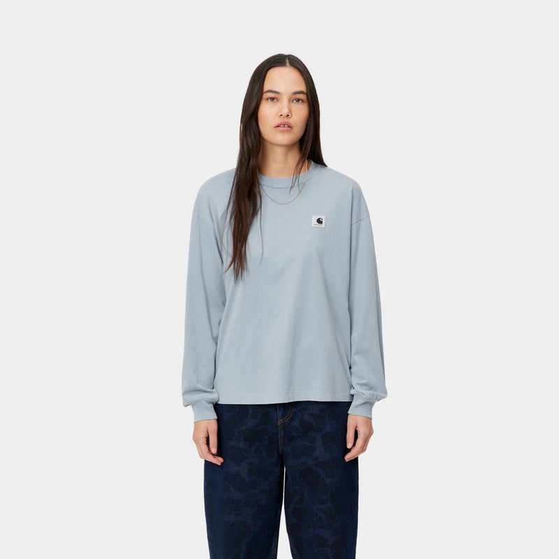 Carhartt WIP Women's Nelson Long Sleeve T-Shirt | Dusty Ice – Page Women's  Nelson Long Sleeve T-Shirt