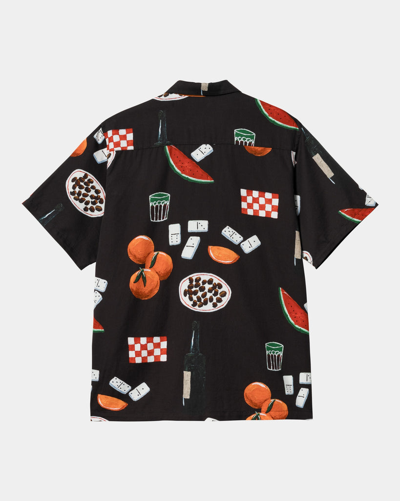 Carhartt WIP Isis Maria Dinner Print Shirt | Black – Page Isis Maria ...