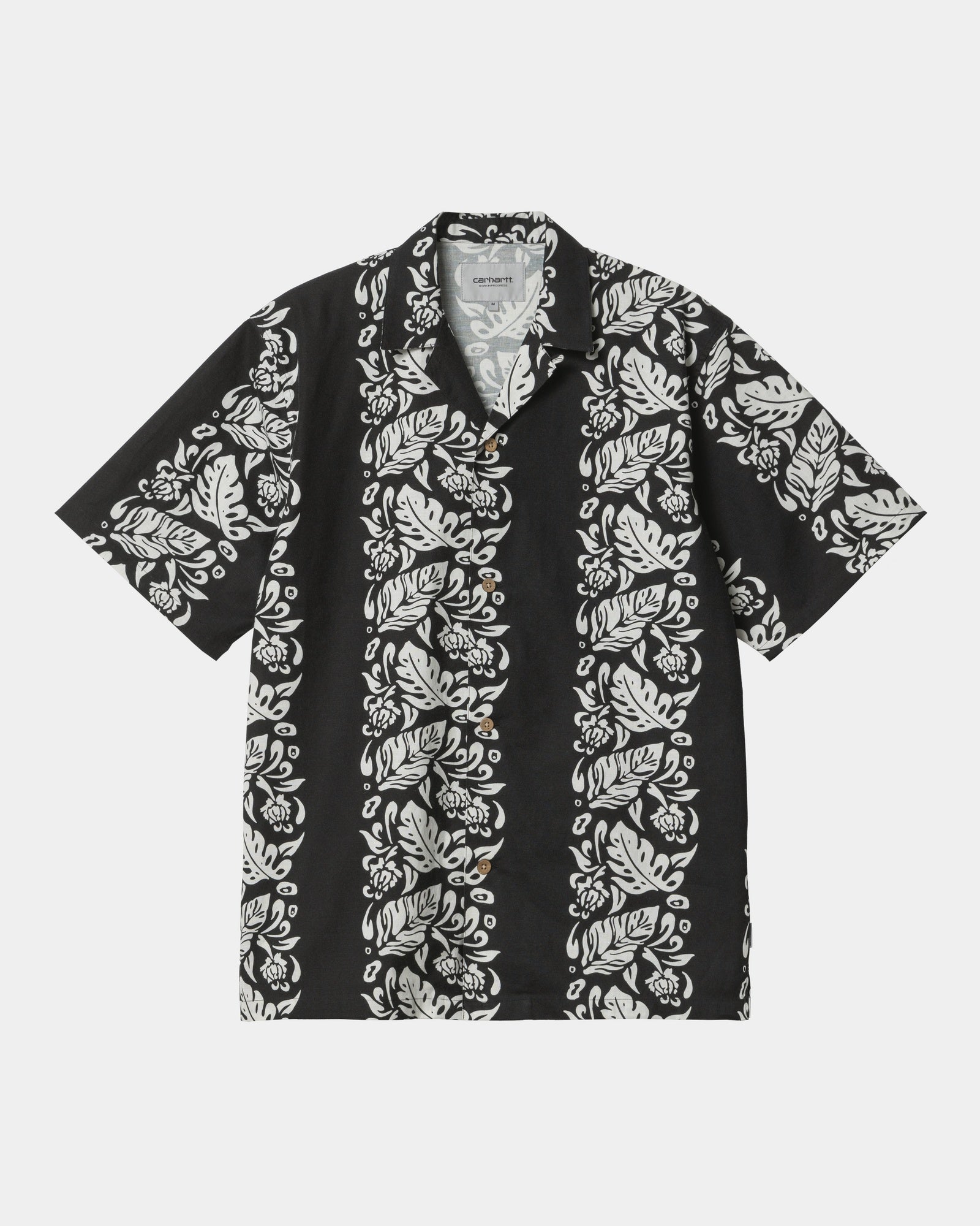 칼하트WIP Carhartt Floral Stripe Shirt,Black
