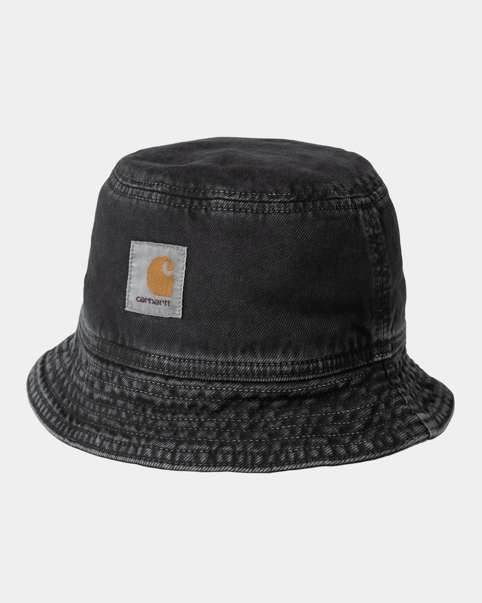 칼하트WIP Carhartt Garrison Bucket Hat,Black stone dyed