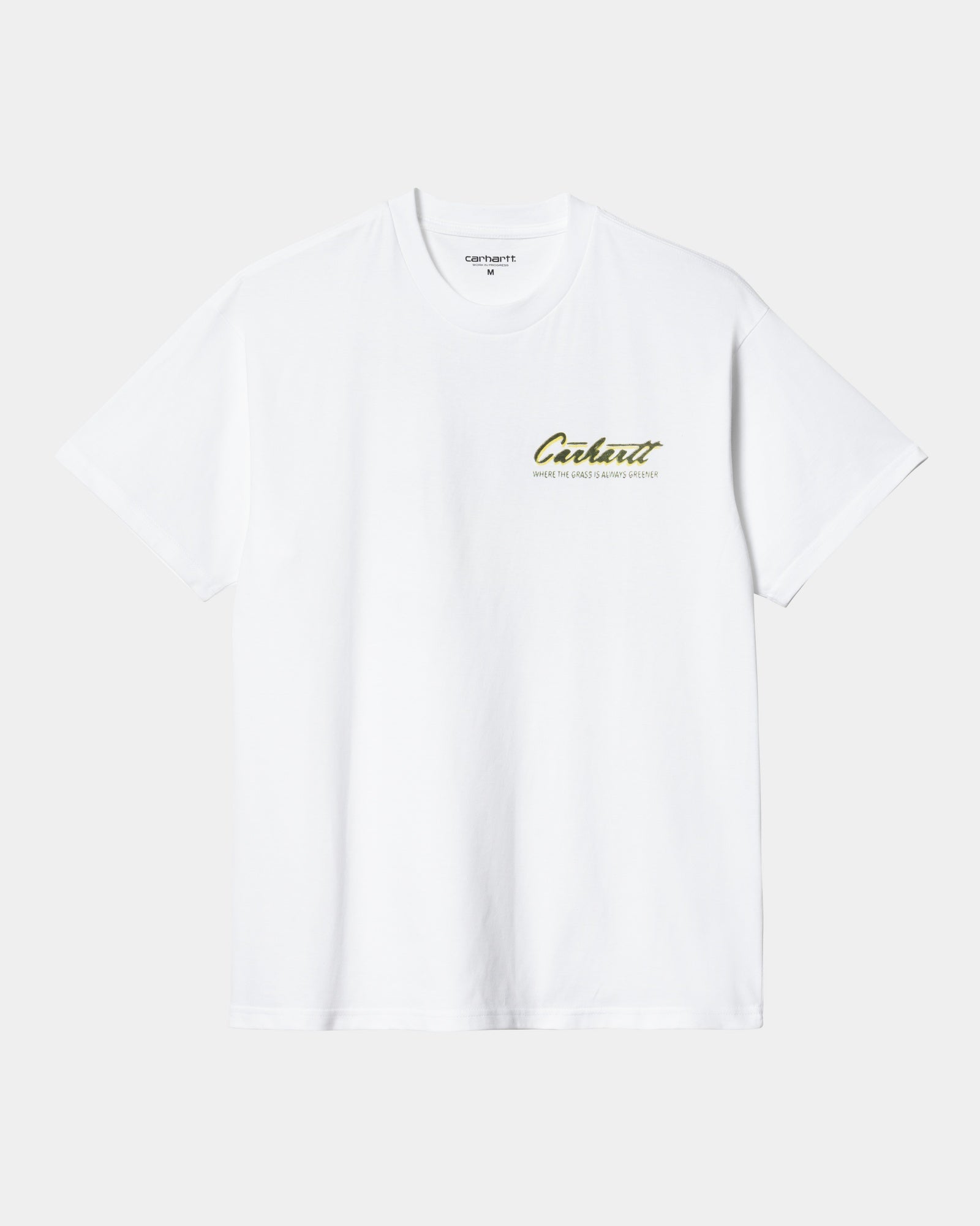 칼하트WIP Carhartt Green Grass T-Shirt,White