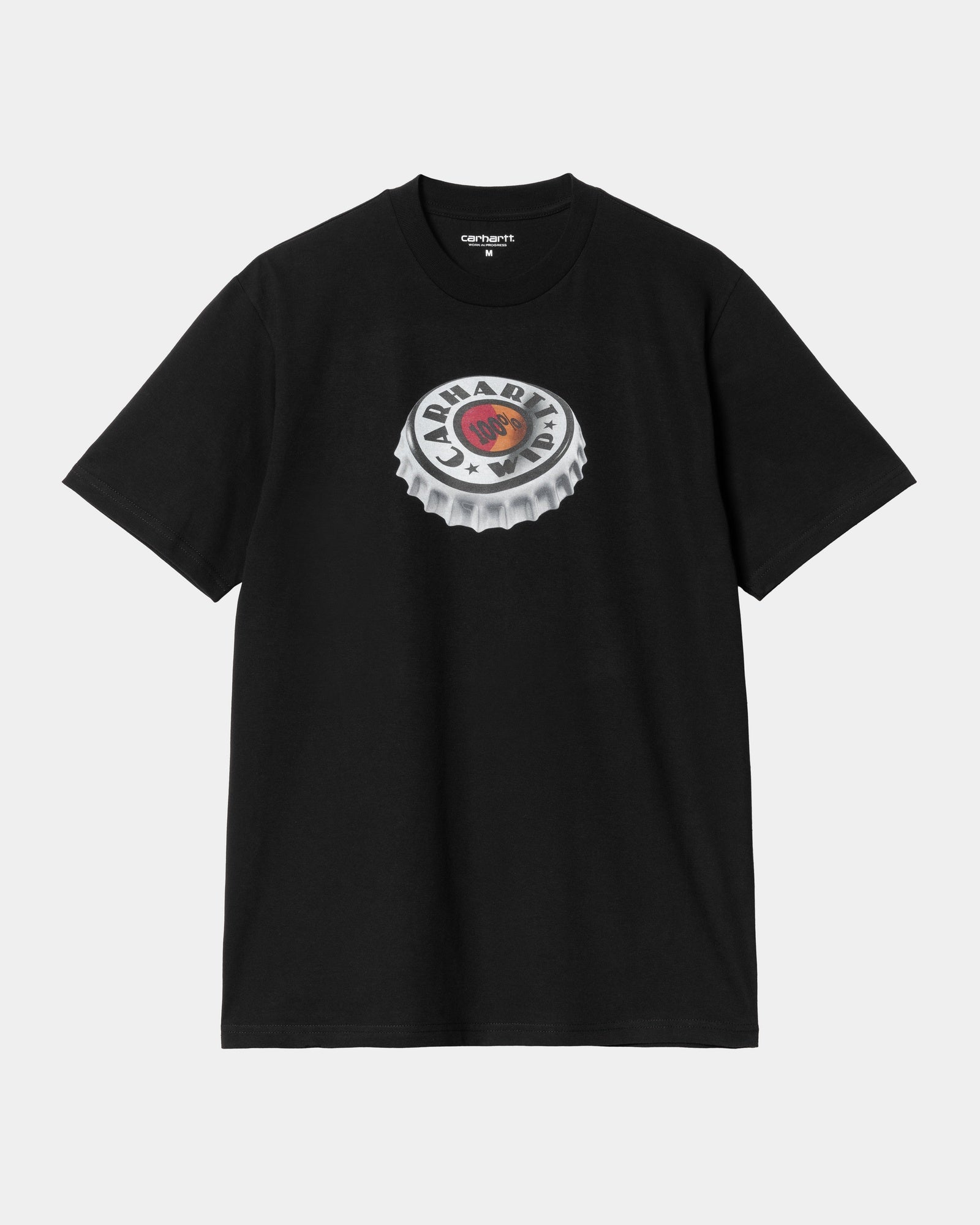 칼하트WIP Carhartt Bottle Cap T-Shirt,Black
