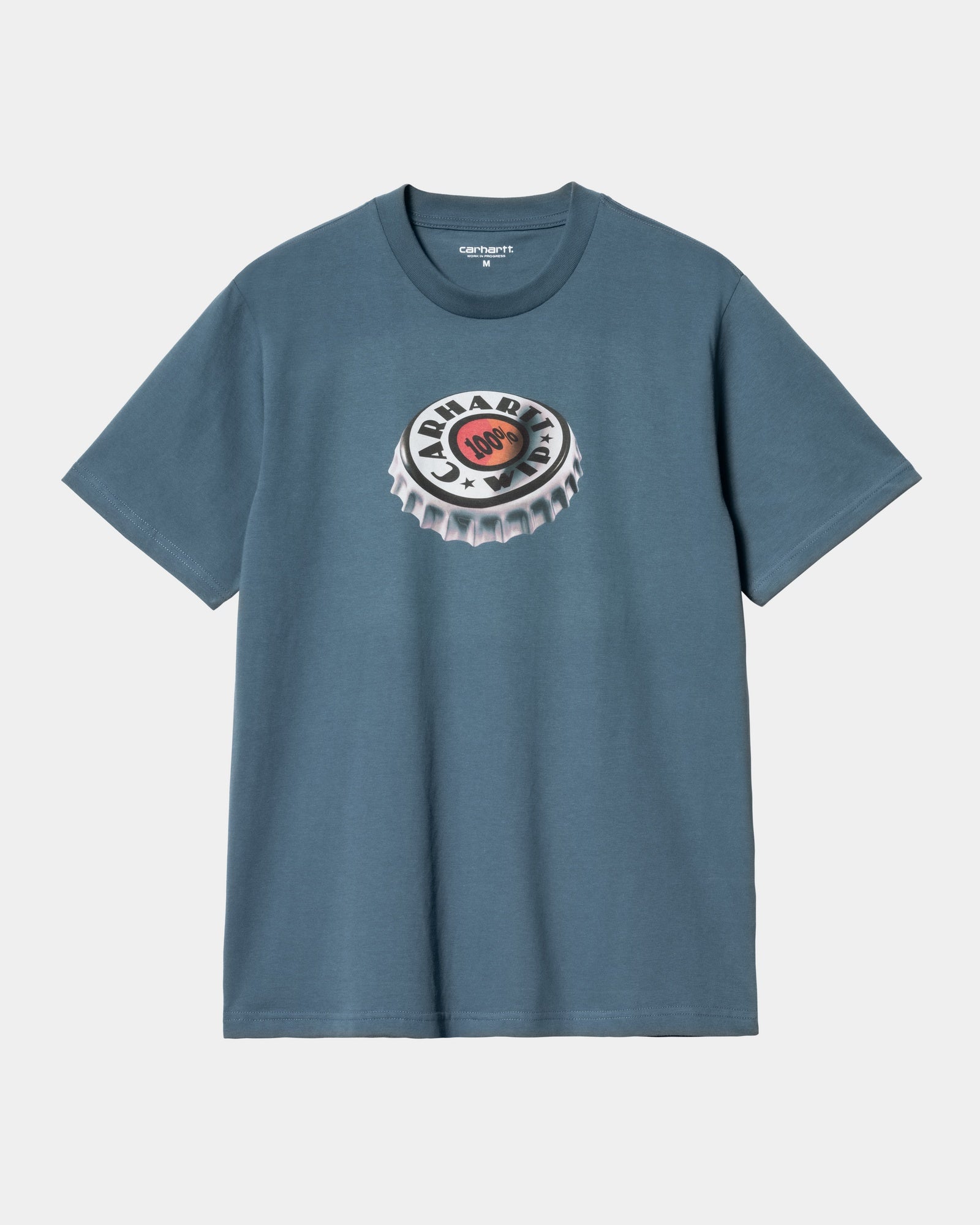 칼하트WIP Carhartt Bottle Cap T-Shirt,Naval