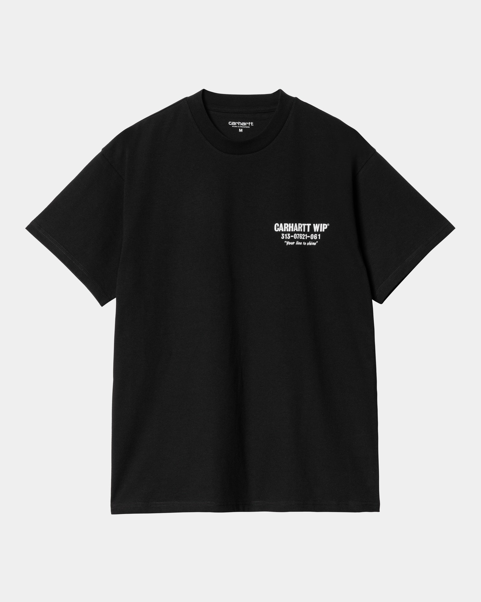 칼하트WIP Carhartt Less Troubles T-Shirt,Black / White