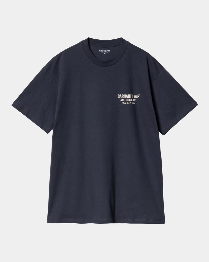 Carhartt WIP Less Troubles T-Shirt | Blue / Wax – Page Less Troubles T ...