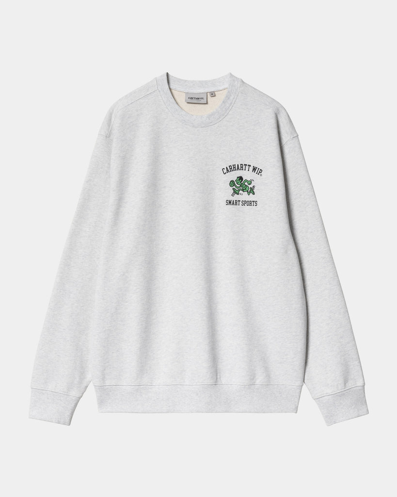 Carhartt WIP Smart Sports Sweatshirt | Ash Heather – Page Smart Sports ...