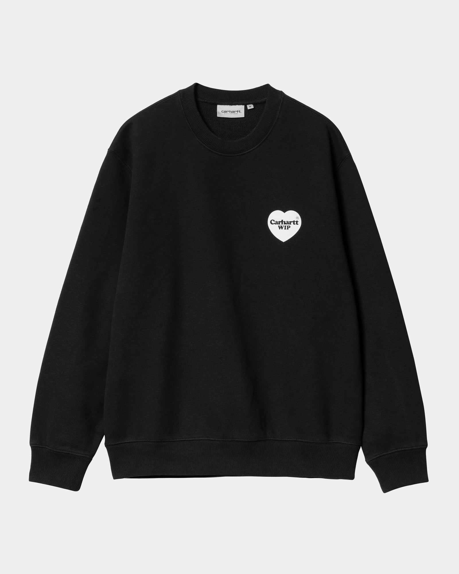 칼하트WIP Carhartt Heart Bandana Sweatshirt,Black / White