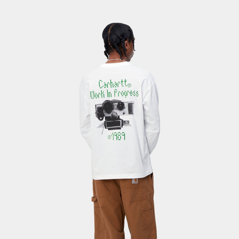 Carhartt WIP Soundface Long Sleeve T-Shirt | White – Page ...
