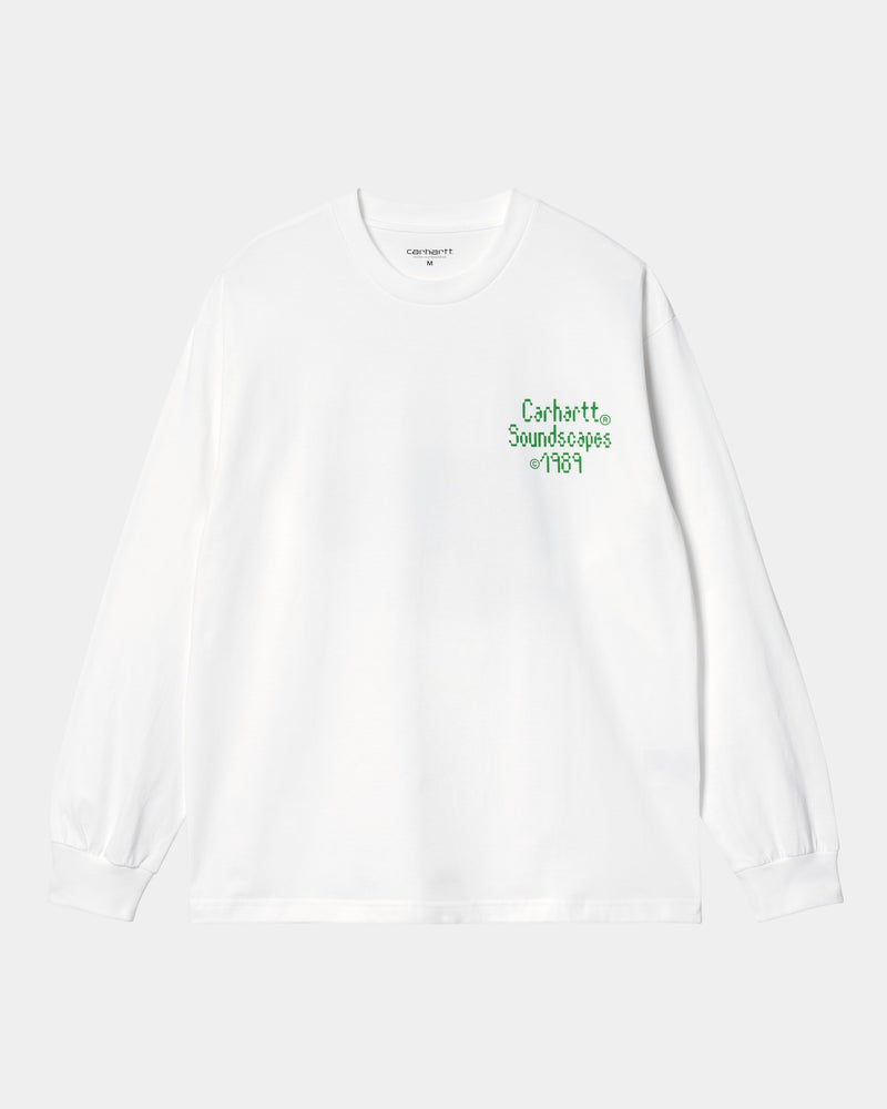 Carhartt WIP Soundface Long Sleeve T-Shirt | White – Page ...