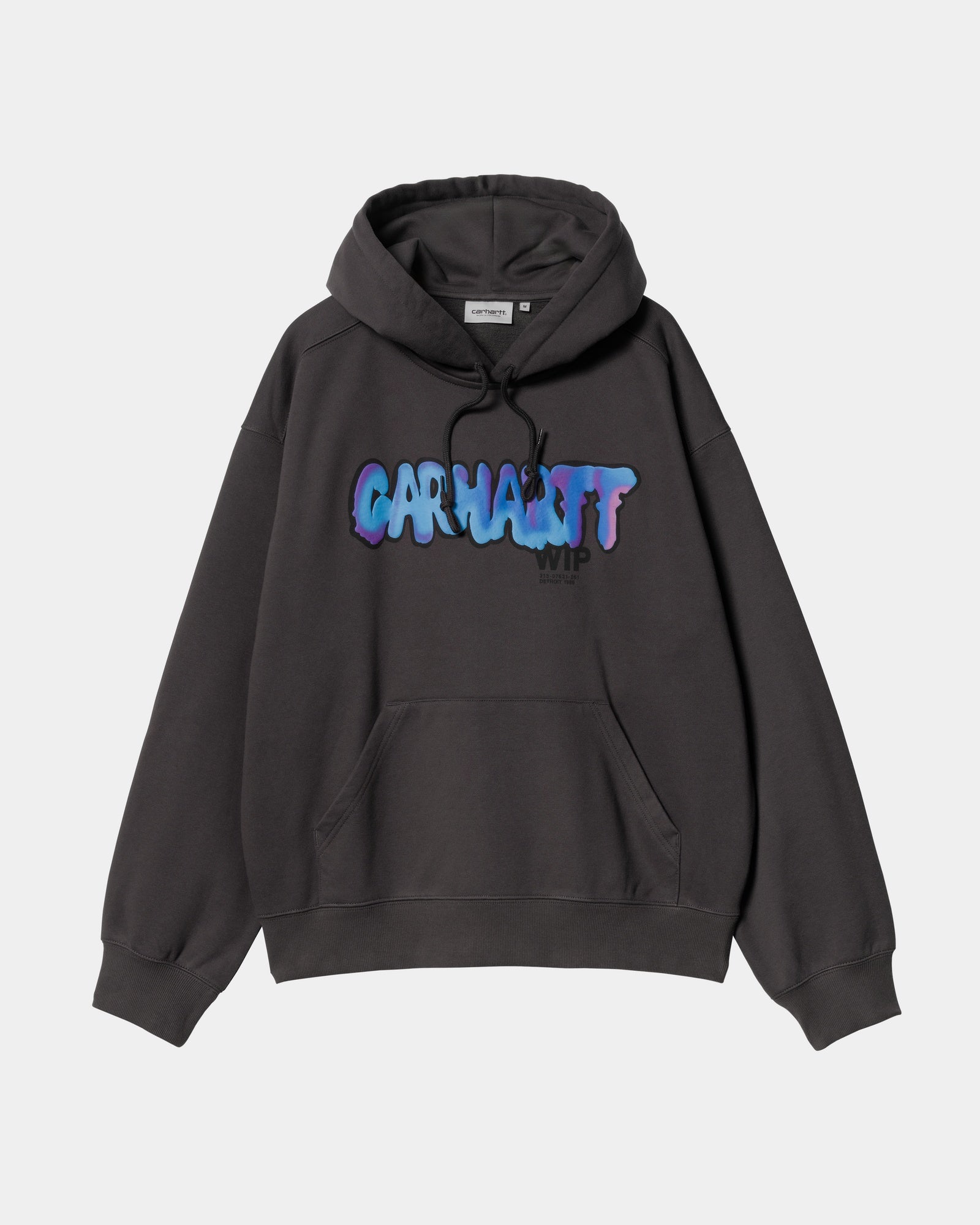 칼하트WIP Carhartt Hooded Drip Sweatshirt,Charcoal