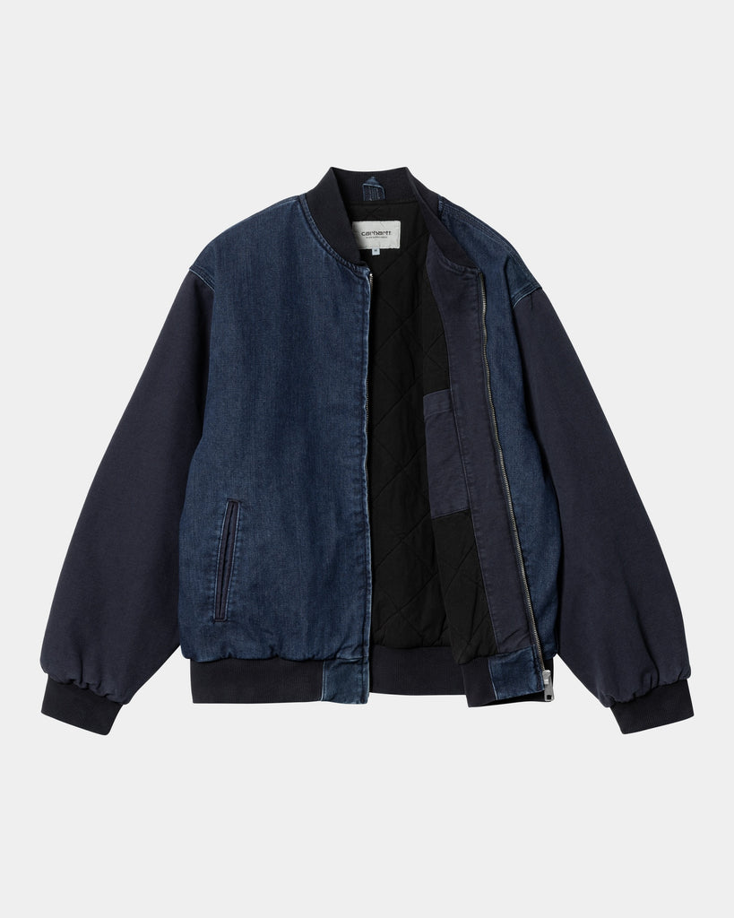 Carhartt WIP Paxon Bomber | Blue / Dark Navy (stone washed) – Page ...