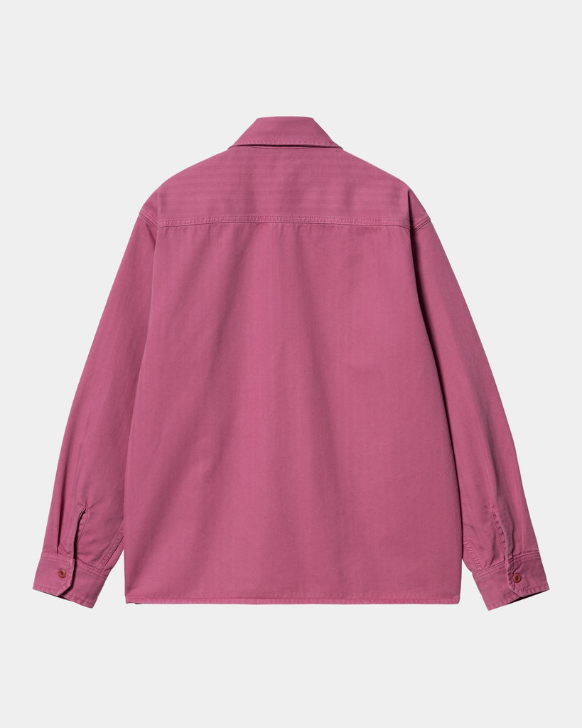 Carhartt WIP Rainer Shirt Jac | Magenta (garment dyed) – Page Rainer ...