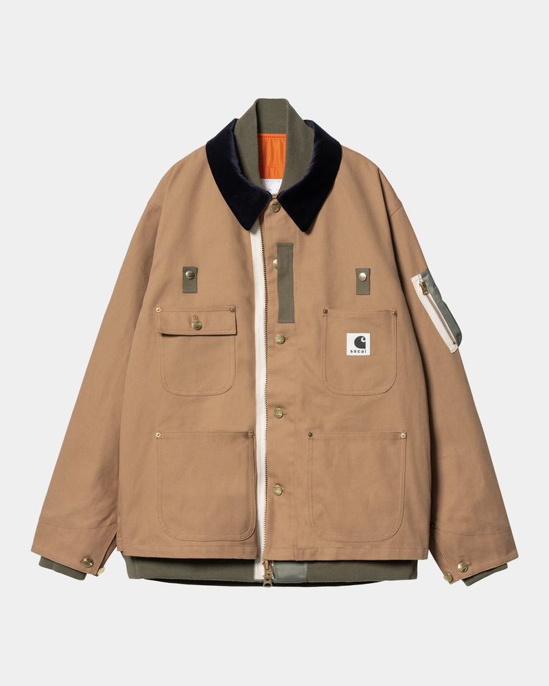 sacai Carhartt Canvas x MA-1 Michigan | ortigueiramais.com.br