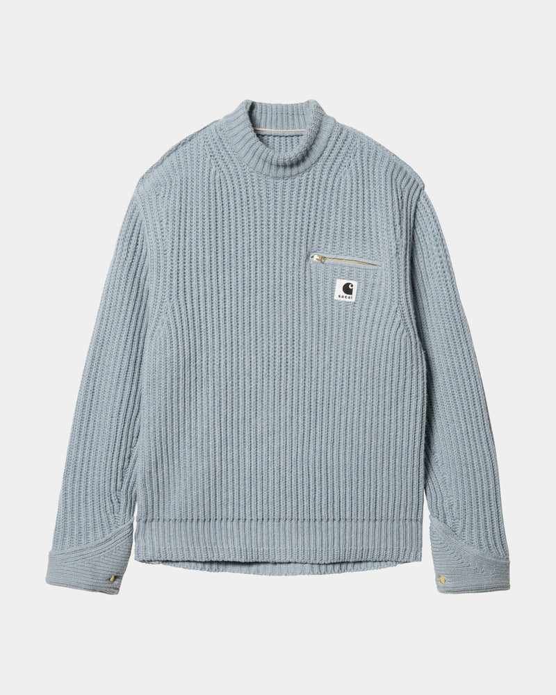 sacai x Carhartt WIP Knit Pullover Detroit   Light Blue – Page