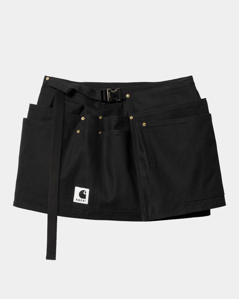 sacai x Carhartt WIP Women's Apron | Black – Page sacai x Carhartt