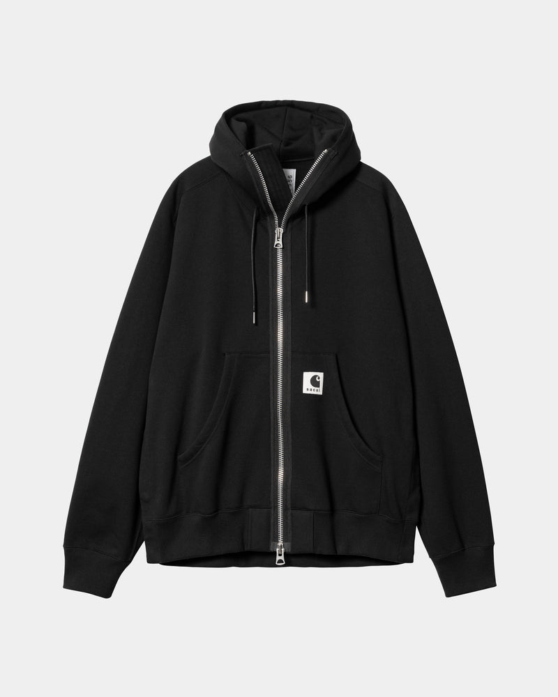 Carhartt x sacai Hoodie Black サカイ フーディー-