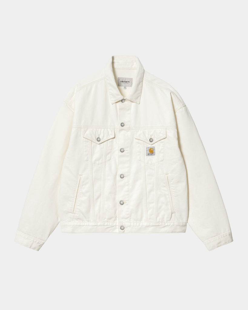 Carhartt WIP Helston Jacket | White (rinsed) – Page Helston Jacket