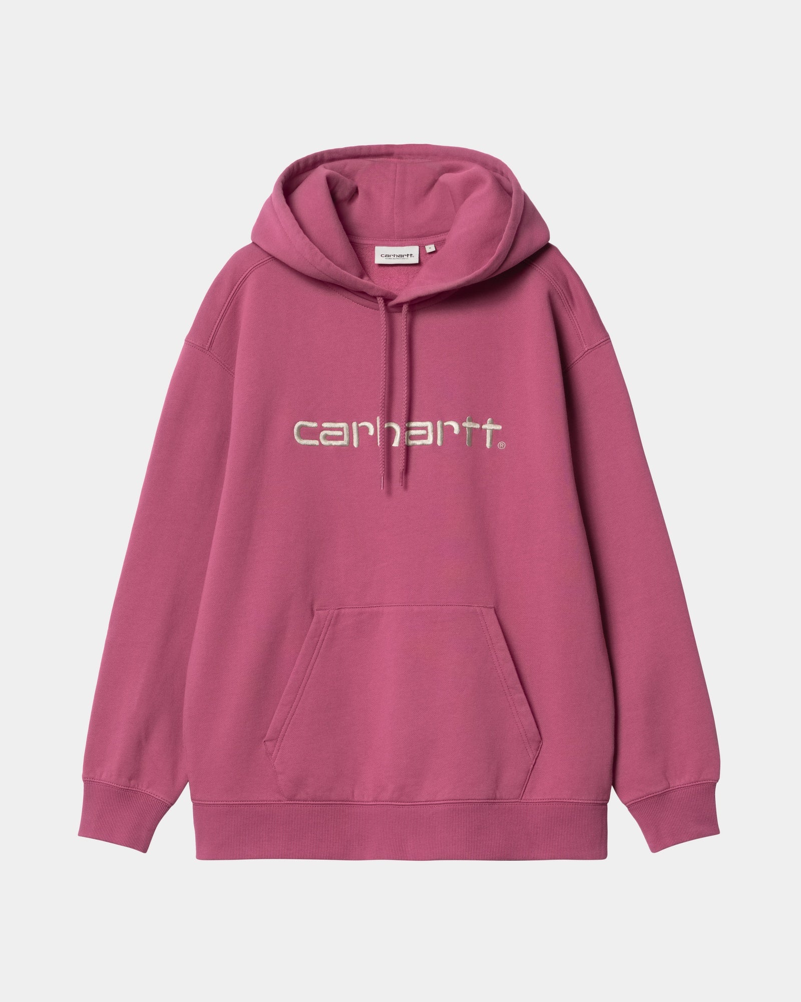 WOMEN'S Hooded 칼하트WIP Carhartt Sweatshirt,Magenta / Tonic