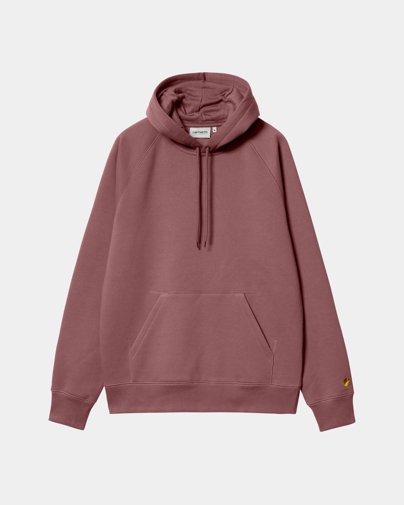 Carhartt WIP Hooded Chase Sweatshirt | Dusty Fuchsia – Page Hooded ...